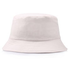 Load image into Gallery viewer, Solid Color Black Foldable Bucket Hat Beach Sun Hat Street Headwear Fisherman Outdoor White Cap Men and Woman Hat - Larry&#39;s Anything Goes