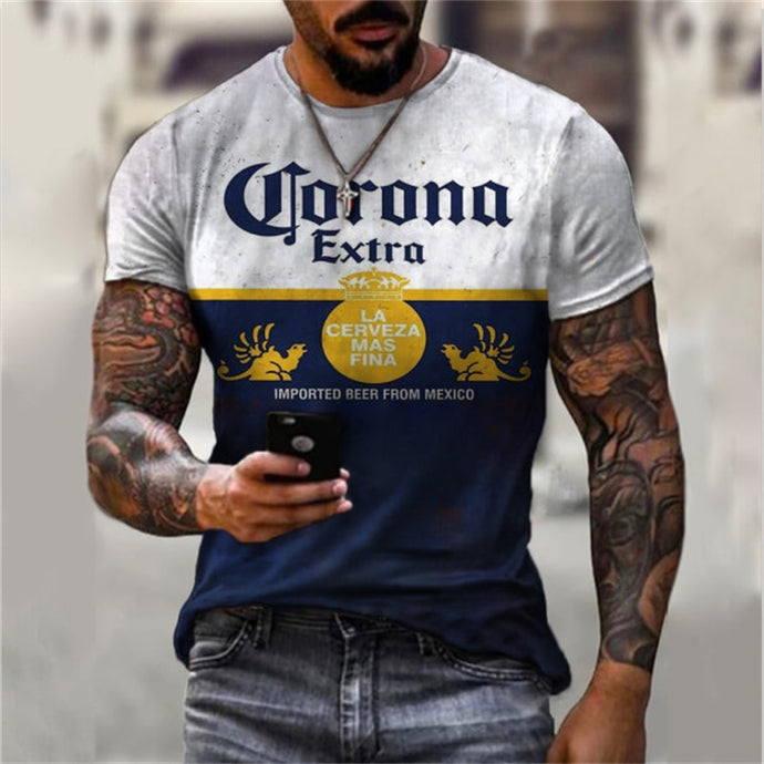 New 2022 Summer Man Fashion T shirt Harajuku Men's 3D Printing Casual Sports T-shirt O-neck Casual Short Sleeve Tops Men Clothes - Larry's Anything Goes