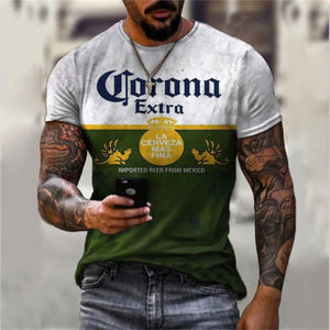 New 2022 Summer Man Fashion T shirt Harajuku Men&#39;s 3D Printing Casual Sports T-shirt O-neck Casual Short Sleeve Tops Men Clothes - Larry's Anything Goes