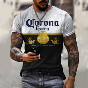 New 2022 Summer Man Fashion T shirt Harajuku Men&#39;s 3D Printing Casual Sports T-shirt O-neck Casual Short Sleeve Tops Men Clothes - Larry's Anything Goes