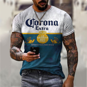 New 2022 Summer Man Fashion T shirt Harajuku Men&#39;s 3D Printing Casual Sports T-shirt O-neck Casual Short Sleeve Tops Men Clothes - Larry's Anything Goes