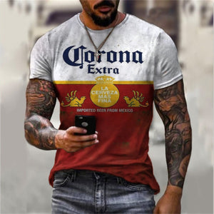 New 2022 Summer Man Fashion T shirt Harajuku Men&#39;s 3D Printing Casual Sports T-shirt O-neck Casual Short Sleeve Tops Men Clothes - Larry's Anything Goes