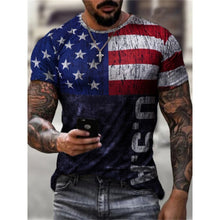 Load image into Gallery viewer, New 2022 Summer Man Fashion T shirt Harajuku Men&#39;s 3D Printing Casual Sports T-shirt O-neck Casual Short Sleeve Tops Men Clothes - Larry&#39;s Anything Goes