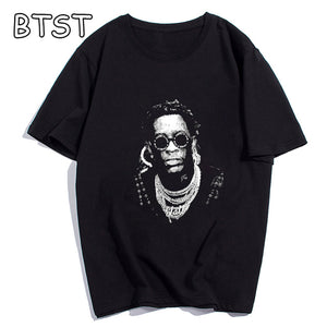 Young Thug Rapper Funny Print Men T-Shirt Top Graphic Simple Style Tshirt Hip hop T Shirts Harajuku Clothing Summer streetwear - Larry's Anything Goes