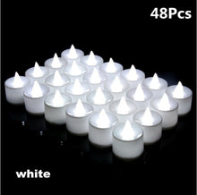 Load image into Gallery viewer, 12/24/48pcs Flameless LED Tealight Tea Candles Wedding Light Romantic Candles Lights for  Birthday Party Wedding Decorations - Larry&#39;s Anything Goes