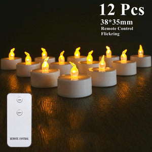 6/24Pcs Flameless LED Candles Tea Light Creative Lamp Battery Powered Home Wedding Birthday Party Decoration Lighting Dropship - Larry's Anything Goes