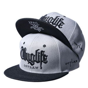 2022 Fashion Fastball CAP Thuglife Embroidery Hiphop Baseball Cap Snapback Hat Adult Outdoor Casual Sun Casual Bone Dropshipping - Larry's Anything Goes