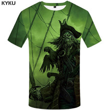 Load image into Gallery viewer, KYKU Skull T Shirt Men Devil Tshirt Punk Rock Clothes 3d T-shirt Hip Hop Tee Casual Cool Mens Clothing 2018 New Summer Top Homme - Larry&#39;s Anything Goes