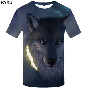 KYKU Skull T Shirt Men Devil Tshirt Punk Rock Clothes 3d T-shirt Hip Hop Tee Casual Cool Mens Clothing 2018 New Summer Top Homme - Larry's Anything Goes