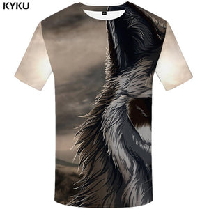 KYKU Skull T Shirt Men Devil Tshirt Punk Rock Clothes 3d T-shirt Hip Hop Tee Casual Cool Mens Clothing 2018 New Summer Top Homme - Larry's Anything Goes