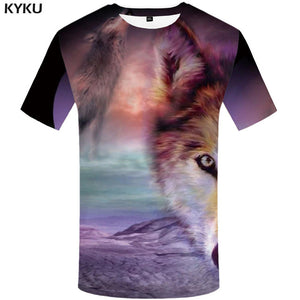 KYKU Skull T Shirt Men Devil Tshirt Punk Rock Clothes 3d T-shirt Hip Hop Tee Casual Cool Mens Clothing 2018 New Summer Top Homme - Larry's Anything Goes