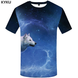 KYKU Skull T Shirt Men Devil Tshirt Punk Rock Clothes 3d T-shirt Hip Hop Tee Casual Cool Mens Clothing 2018 New Summer Top Homme - Larry's Anything Goes