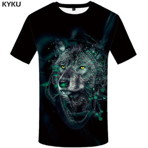 KYKU Skull T Shirt Men Devil Tshirt Punk Rock Clothes 3d T-shirt Hip Hop Tee Casual Cool Mens Clothing 2018 New Summer Top Homme - Larry's Anything Goes