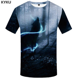 KYKU Skull T Shirt Men Devil Tshirt Punk Rock Clothes 3d T-shirt Hip Hop Tee Casual Cool Mens Clothing 2018 New Summer Top Homme - Larry's Anything Goes