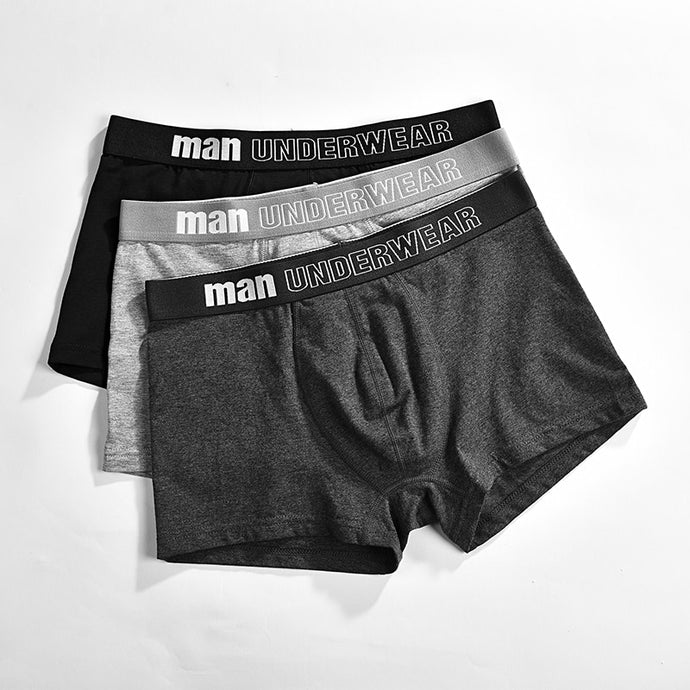 boxer mens underwear men cotton underpants male pure men panties shorts underwear boxer shorts  cotton solid cuecas - Larry's Anything Goes