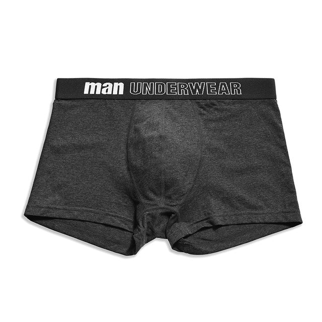 boxer mens underwear men cotton underpants male pure men panties shorts underwear boxer shorts  cotton solid cuecas - Larry's Anything Goes