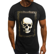 Load image into Gallery viewer, Men&#39;s Summer New Style Fashion Skull Cotton Printed T-Shirt Blouse Top - Larry&#39;s Anything Goes