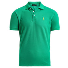 Load image into Gallery viewer, GustOmerD New Man Polo Shirt Mens Casual Deer Embroidery Cotton Polo shirt Men Short Sleeve High Quantity polo men - Larry&#39;s Anything Goes
