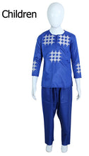 Load image into Gallery viewer, H&amp;D african men kid boy clothing 2019 mens dashiki shirt africa bazin riche outfit clothes tops pant suits vetement africain - Larry&#39;s Anything Goes