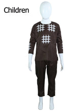 Load image into Gallery viewer, H&amp;D african men kid boy clothing 2019 mens dashiki shirt africa bazin riche outfit clothes tops pant suits vetement africain - Larry&#39;s Anything Goes