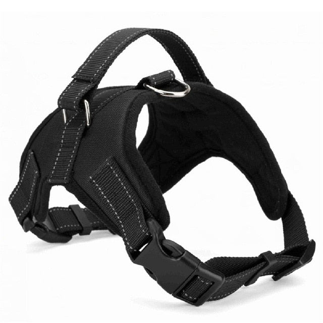 Nylon Heavy Duty Dog Pet Harness Collar Adjustable Padded Extra Big Large Medium Small Dog Harnesses vest Husky Dogs Supplies - Larry's Anything Goes